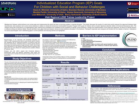 Alberto, P., & Troutman, A. (2008). Applied behavior analysis for teachers (8 th ed.). Columbus, OH: Prentice Hall. Christle, C. A., & Yell, M. L. (2010).