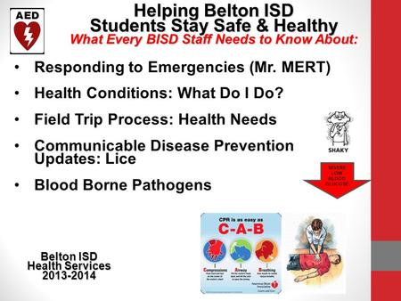 Helping Belton ISD Students Stay Safe & Healthy