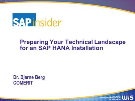 Preparing Your Technical Landscape for an SAP HANA Installation