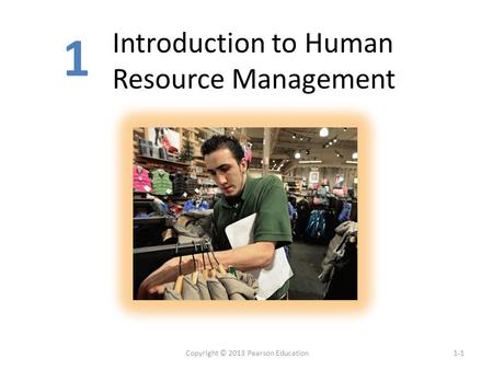 Introduction to Human Resource Management