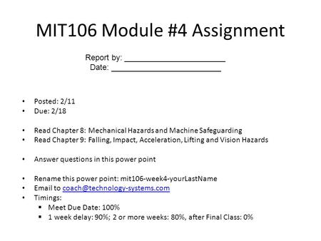 MIT106 Module #4 Assignment