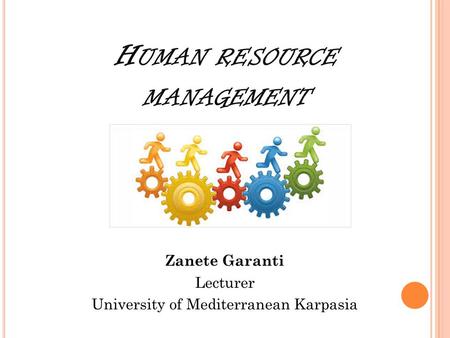 Human resource management