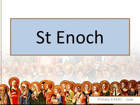 St Enoch Primary 6 RERC - June. Where have I heard the name? The Saint Enoch Centre is in Glasgow City Centre. It is situated in St Enoch Square which.