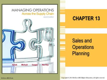 Sales and Operations Planning