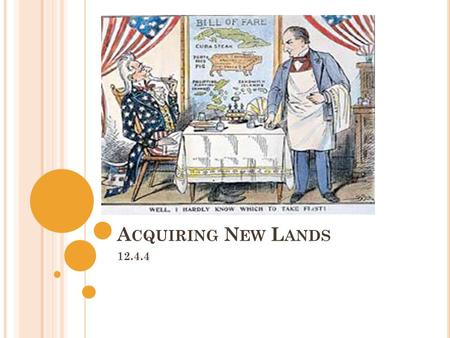 A CQUIRING N EW L ANDS 12.4.4. F ILIPINOS R EBEL The Treaty of Paris, which ended the Spanish American war, called for American annexation of the Philippines.