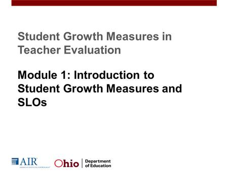 Student Growth Measures in Teacher Evaluation