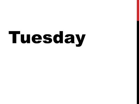 Tuesday. (6L) TITLE: POPULAR MEDIA Do Now: Do you use social media websites like Facebook or Twitter? If you do, why do you use these websites? Do you.