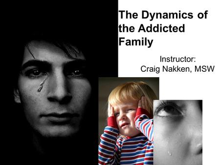 The Dynamics of the Addicted Family Instructor: Craig Nakken, MSW.