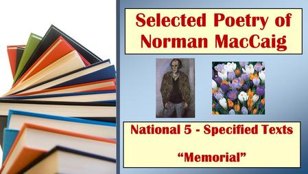 Selected Poetry of Norman MacCaig