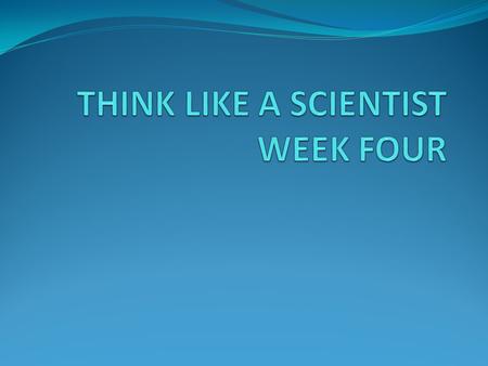 THINK LIKE A SCIENTIST: #16 Imagine that all the animals in a local zoo have escaped and are stampeding through your town. Describe how you plan on saving.