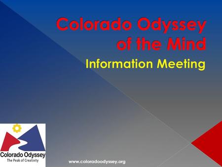 Www.coloradoodyssey.org. International Creative Problem-Solving Program Creativity is a skill that can be taught and further developed with practice.