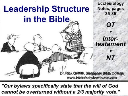 Leadership Structure in the Bible