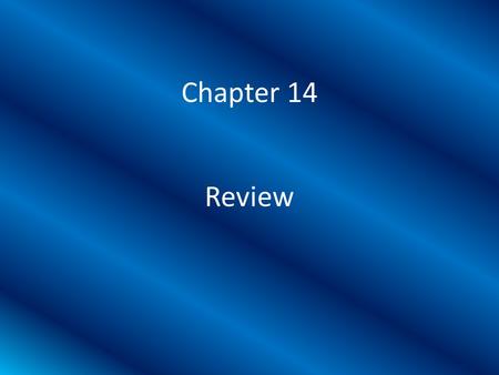 Chapter 14 Review. What is judicial review? The check on the legislative and executive branches by the Supreme Court to rule acts unconstitutional.