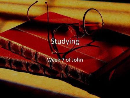 StudyingStudying Week 7 of John. Command(s) John 14:15 “If you love me, keep my commands. John 14:15 “If you love me, keep my commands. John 14:15 John.