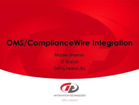 OMS/ComplianceWire Integration