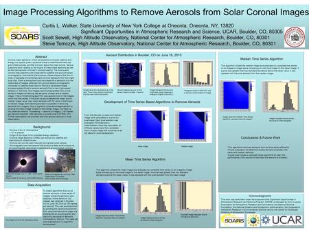 This work was performed under the auspices of the Significant Opportunities in Atmospheric Research and Science Program. SOARS is managed by the University.