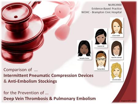 Comparison of ... Intermittent Pneumatic Compression Devices