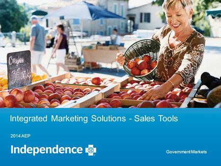 2014 AEP Integrated Marketing Solutions - Sales Tools Government Markets.