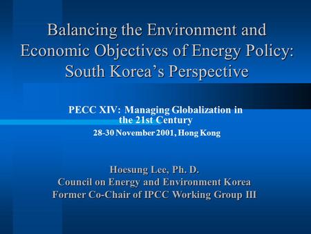 PECC XIV: Managing Globalization in the 21st Century