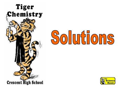 Solution A homogeneous mixture of two or more substances.