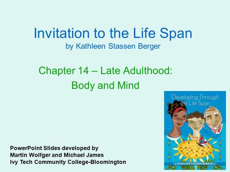 Invitation to the Life Span by Kathleen Stassen Berger