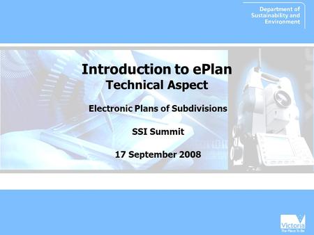 Introduction to ePlan Technical Aspect