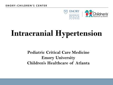 Intracranial Hypertension