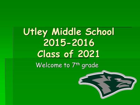 Utley Middle School Class of 2021