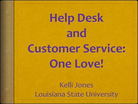 Who are we?  Information Technology Services (ITS)  Networking  Software  Email  Help Desk  6 Full-time Analysts  20 student workers/Help Desk.