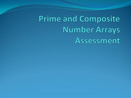 1. What number does the following array represent?