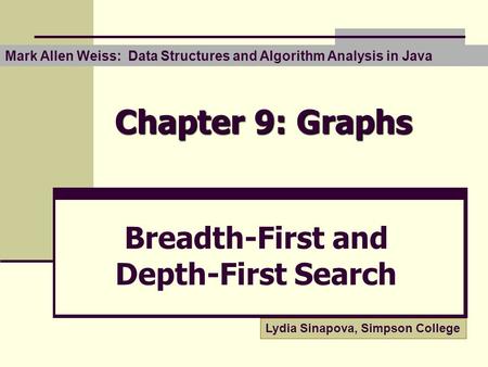 Breadth-First and Depth-First Search