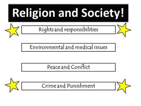 Rights and responsibilities Environmental and medical issues