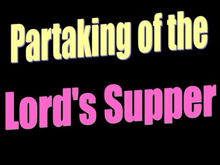 Introduction God has always had memorials for His people. Partaking of the unleavened bread would be a reminder of God bringing them out of Egyptian bondage.