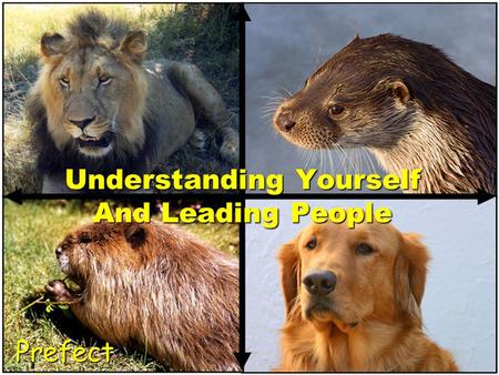 Understanding Yourself And Leading People Prefect Training.