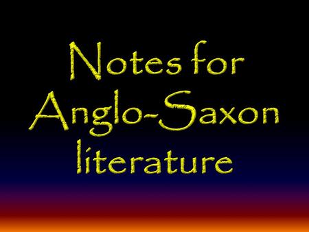 Elegy – serious poem of lament, usually mourning a death or other great loss Mood – R27 “wyrd” – Old English word for fate; literally means “turn” or.