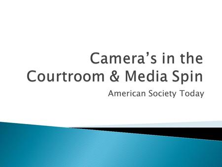 American Society Today.  Stella Liebeck spilled McDonald’s coffee on her lap, was burned, and sued  Jury awarded Liebeck $2.9m ◦ $160,00 compensatory.