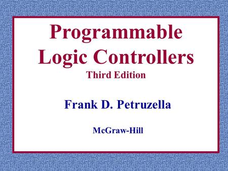 Programmable Logic Controllers