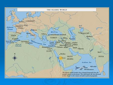 Islamic World Islamic Era - Chronology  570 CE – Birth of Muhammed, founder of Islam  610 CE – Muhammed’s vision that creates Islam (Archangel Gabriel.