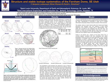 1.Marret R., and Allmendinger, 1990, R.W., Kinematic analysis of fault-slip data, Journal of Structural Geology, vol. 12, no. 8, PP. 973-986. 2.Morgan,