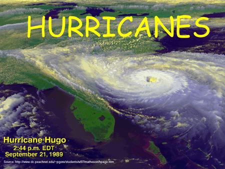 HURRICANES Source: