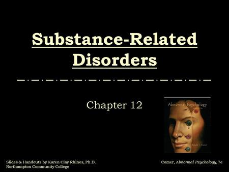 Substance-Related Disorders