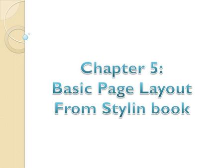 Basic use of columns is to organize a list of navigation links down the left or right side of the page next to a main content area. (Fig. 1) Another common.