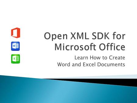 Learn How to Create Word and Excel Documents.  John DeVight  Herndon, Virginia  Senior Principal Software Engineer at ManTech  Telerik MVP  www.aspnetwiki.com.