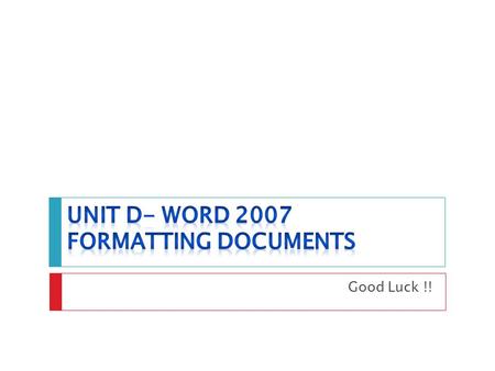 Good Luck !! Question 1  The blank area between the edge of the text and the edge of a page. MarginsGutter SectionMirror.