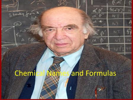 Chemical Names and Formulas. Monatomic Ions Some ions, called monatomic ions, consist of a single atom with a positive or negative charge resulting from.