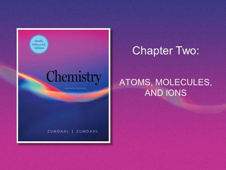 ATOMS, MOLECULES, AND IONS