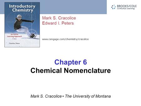 Chapter 6 Chemical Nomenclature