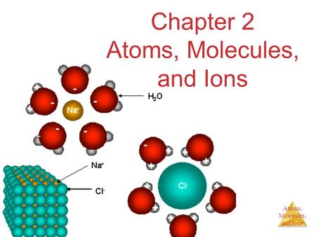 Chapter 2 Atoms, Molecules, and Ions