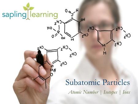 Subatomic Particles Atomic Number | Isotopes | Ions.