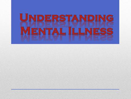 What is a mental health disorder? A mental disorder is a diagnosable illness that affects a person’s thoughts, emotions and behaviors. Someone with a.